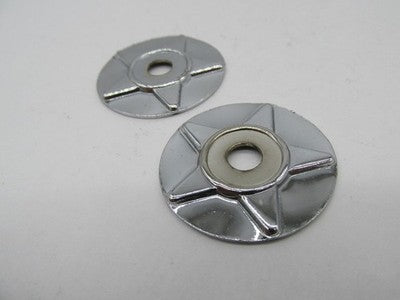 Lot of 2 Harley Davidson Style Star Conchos Chrome Saddlebag Seat Trim
