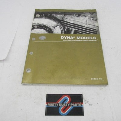 Harley-Davidson Official Factory 2010 Dyna Models Parts Catalog 99439-
