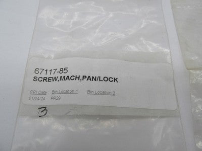 Lot of 3 Harley Genuine OEM NOS Meter Reset Knob Pan/Lock Screws Black