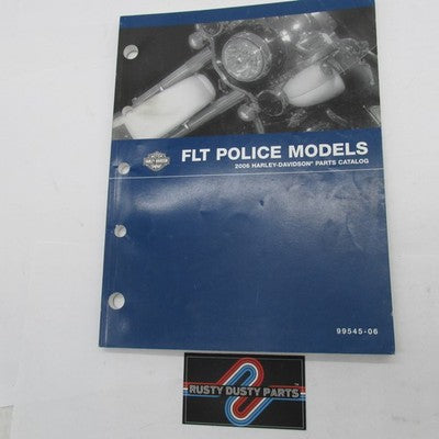 Harley-Davidson Official 2006 FLT Police Models Parts Catalog 99545-06