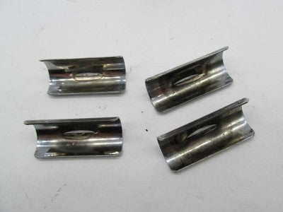Lot of 4 Harley-Davidson Genuine Chrome 4-5/8" Push Rod Tubes and Clip
