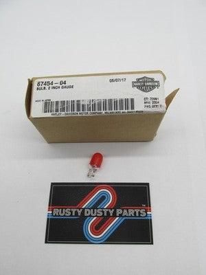 Harley-Davidson Genuine OEM NOS 2 Inch Gauge Bulb 67454-04