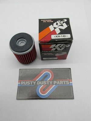 K&N NEW Motorcycle Cartridge Oil Filter KN-140
