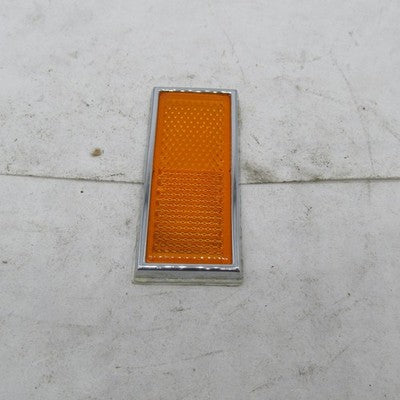 Harley Davidsn OEM Amber Fender Reflector Set Chrome Frame 1972+ Sprts