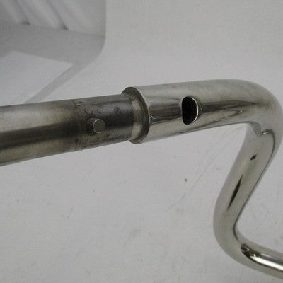 Harley OEM 1.25" Fat Mini Ape Hanger 10" Rise Chrome Drilled Handlebar