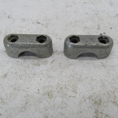 Pair of Vintage Triumph BSA Front Fork Leg Axle End Caps