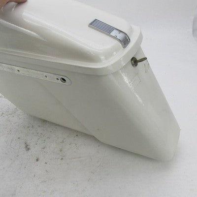 Harley OEM 1980 FL/FLH 80ci Shovelhead White Fiberglass Right Saddleba