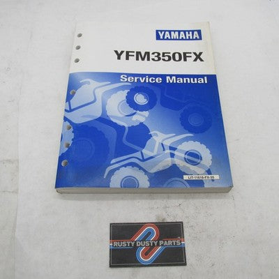 Yamaha OEM YFM350FX Service Manual LIT-11616-FX-35 LIT-11616-09-58
