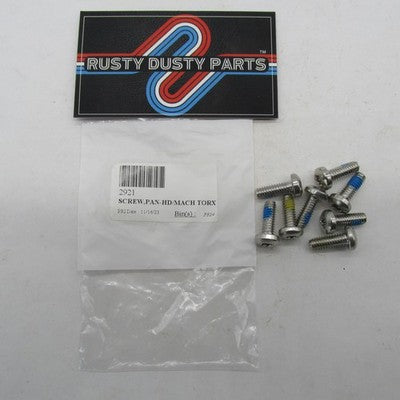 Lot of 8 Genuine Harley-Davidson OEM NOS Pan Head Torx Machine Screws