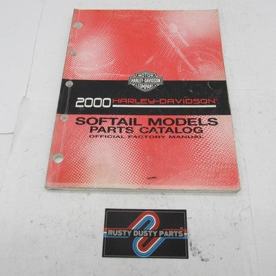 Harley-Davidson OEM Official 2000 Factory Softail Models Parts Catalog