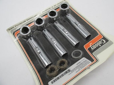Colony V-Twin NOS Harley Upper Pushrod Cover Cup and Clip Kit, Chrome