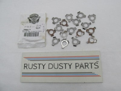 Lot of 17 Harley-Davidson Genuine NOS Shifter Cam Bolt Lock Tabs 34069
