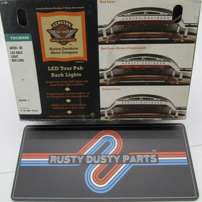 Genuine Harley-Davidson OEM NOS LED Tour Pak Rack Light Red Lens 68250