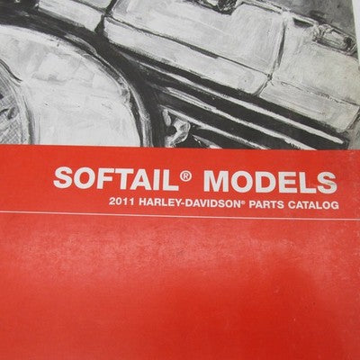 Harley Davidson Official Factory 2011 Softail Models Parts Catalog 994