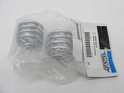 Drag Specialties NOS 2" Seat Spring Pair, Chrome 0820-0010