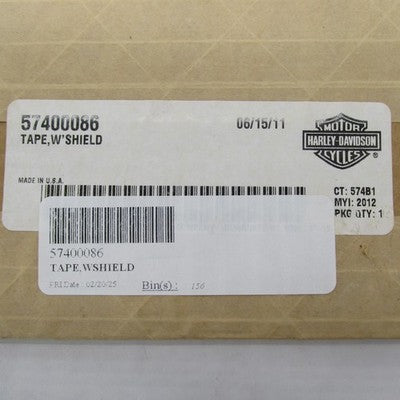 Harley Davidson Genuine OEM NOS Windshield Tape 57400086