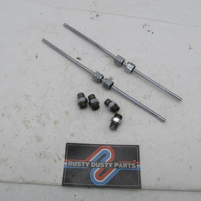 Pair of Harley OEM Rocker Box Oil Lines w/ Fittings Ironhead Sportster