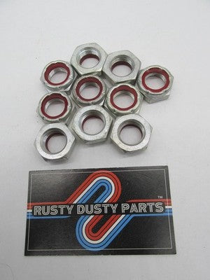 Lot of 10 Harley Davidson Genuine NOS 5/8"-18 Hex Nylon Lock Nuts 7993