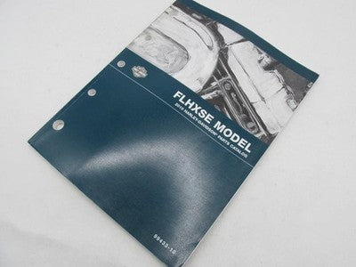 Harley-Davidson Official Factory 2010 FLHXSE Parts Catalog 99433-10