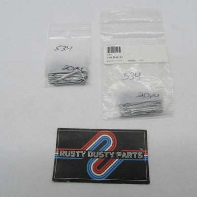 Lot of 20 Harley-Davidson OEM NOS Cotter Pins 534