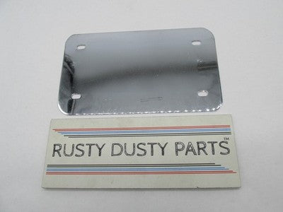 Harley-Davidson Chrome Motorcycle License Pate Mounting Base Plate