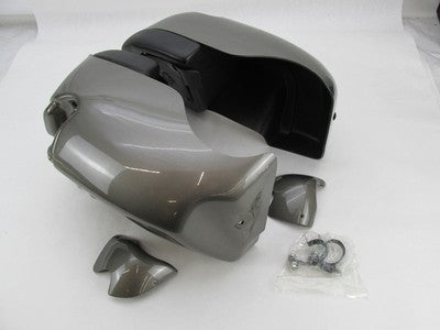 Pair of Harley-Davidson Lower Fairing Glove Box Assemblies Gray