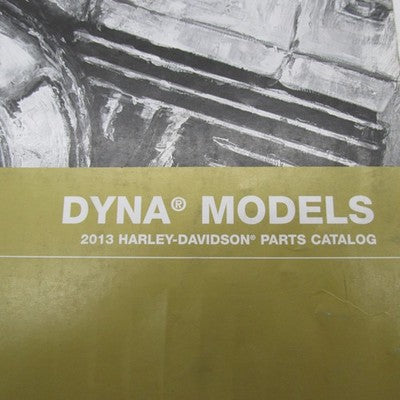 Harley Davidson Genuine 2013 DYNA Models Parts Catalog Factory 99439-1