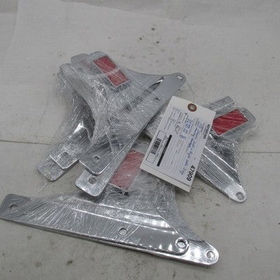 Pair Harley Chrome Rigid Sissy Bar Mounting Brackets Softail 52787-00