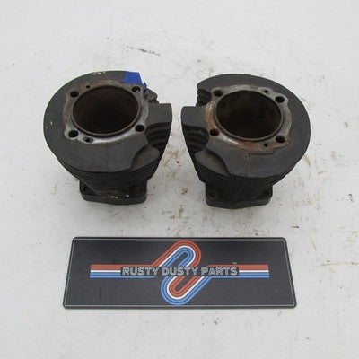 Harley Davidson Pair of Ironhead Sportster Cylinder Jugs Stock Bore 3.