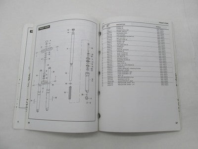 Harley-Davidson Official Factory 2002 V-Rod VRSCA Parts Catalog 99457-