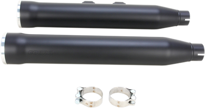 Cobra 3in. Slip-On Muffler with RacePro Tips Black 6052B