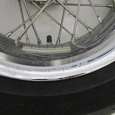 Harley OEM 09+ Touring 16x5" Chrome Laced Smoothie Cush Drive Rear Whe