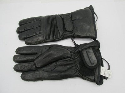 First Gear Agrotex Classic Heated Leather Motrocycle Riding Gloves Wom