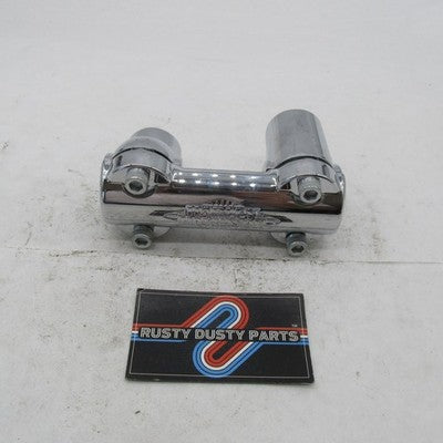 Harley Davidson OEM Chrome Handlebar 2" Riser / Clamp 55984-07 & 56998