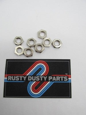 Lot of 8 Harley Davidson NOS 8-32 x 1/2" x 1/8" Valve Stem Nut 54321-8