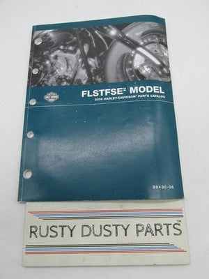Harley Davidson Official Factory 2006 FLSTFSE2 Models Parts Catalog 99