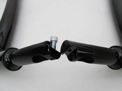 Fat Baggers NOS NIB EZ Install Flat Top Handlebars 12" Black 0601-5463