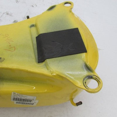 Harley Davidson OEM Left Fuel Tank Yellow White Painted FLSTF Fat Boy