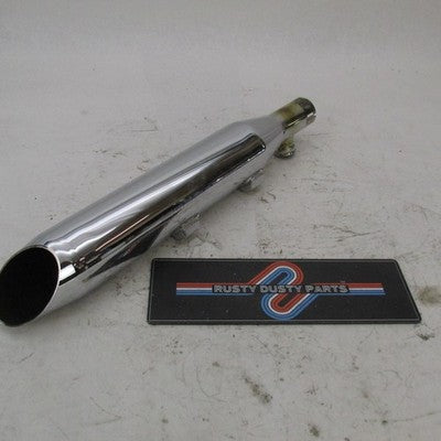 Harley OEM XL 833 1200 Front Slip On Slash Cut Muffler Single 2004-201