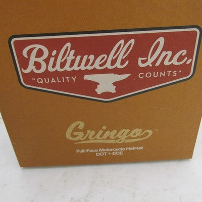 Biltwell NIB Gringo DOT Helmet Small - Gloss White 1002-517-102 | 0101