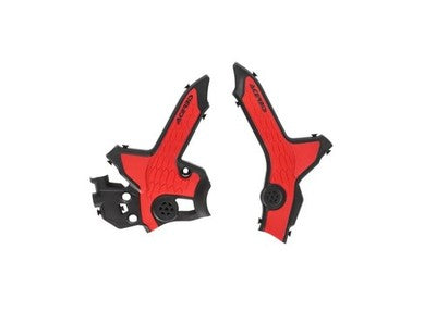 Acerbis X-Grip Frame Protectors Black/Red 2979621042