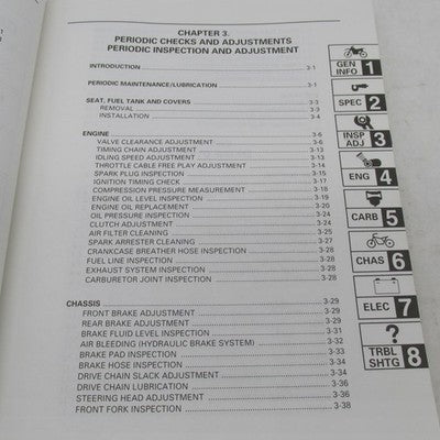 Yamaha OEM 1999 TTR250L(C) Service Manual LIT-11616-12-57 5GF-28197-E0