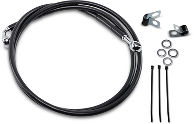 Drag Specialties Extended Stainless Steel Front Brake Line Kit 54 7/8i