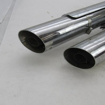 Harley Davidson OEM Softail Chrome Exhaust System w/ Mufflers 64725-08