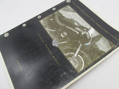 Harley-Davidson Official Factory 2001 Dyna Models Parts Catalog Book 9