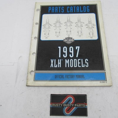 Harley Davidson Official Factory 1997 XLH Models Parts Catalog 99451-9