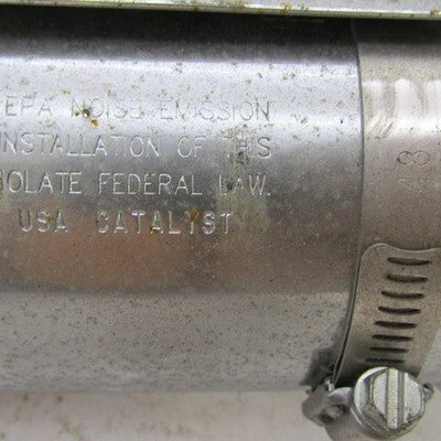 Harley Davidson OEM Chrome Single Stock Exhaust Slip On Muffler 65842-