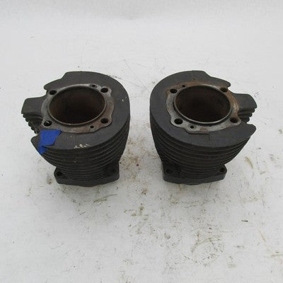 Harley Davidson Pair of Ironhead Sportster Cylinder Jugs Stock Bore 3.