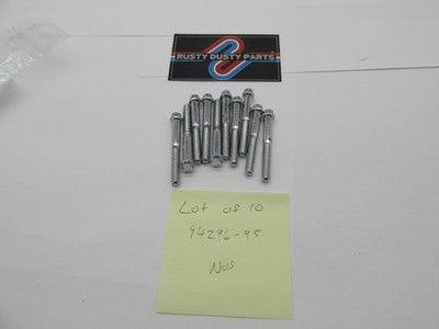 Lot of 10 Harley Davidson OEM NOS Twelve Point Socket Head Bolt 94296-