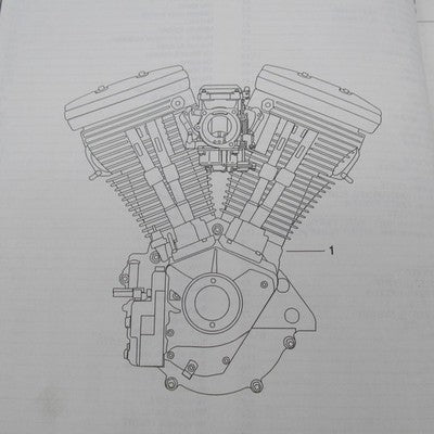Harley-Davidson OEM 1997 Softail Models Parts Catalog Official Factory